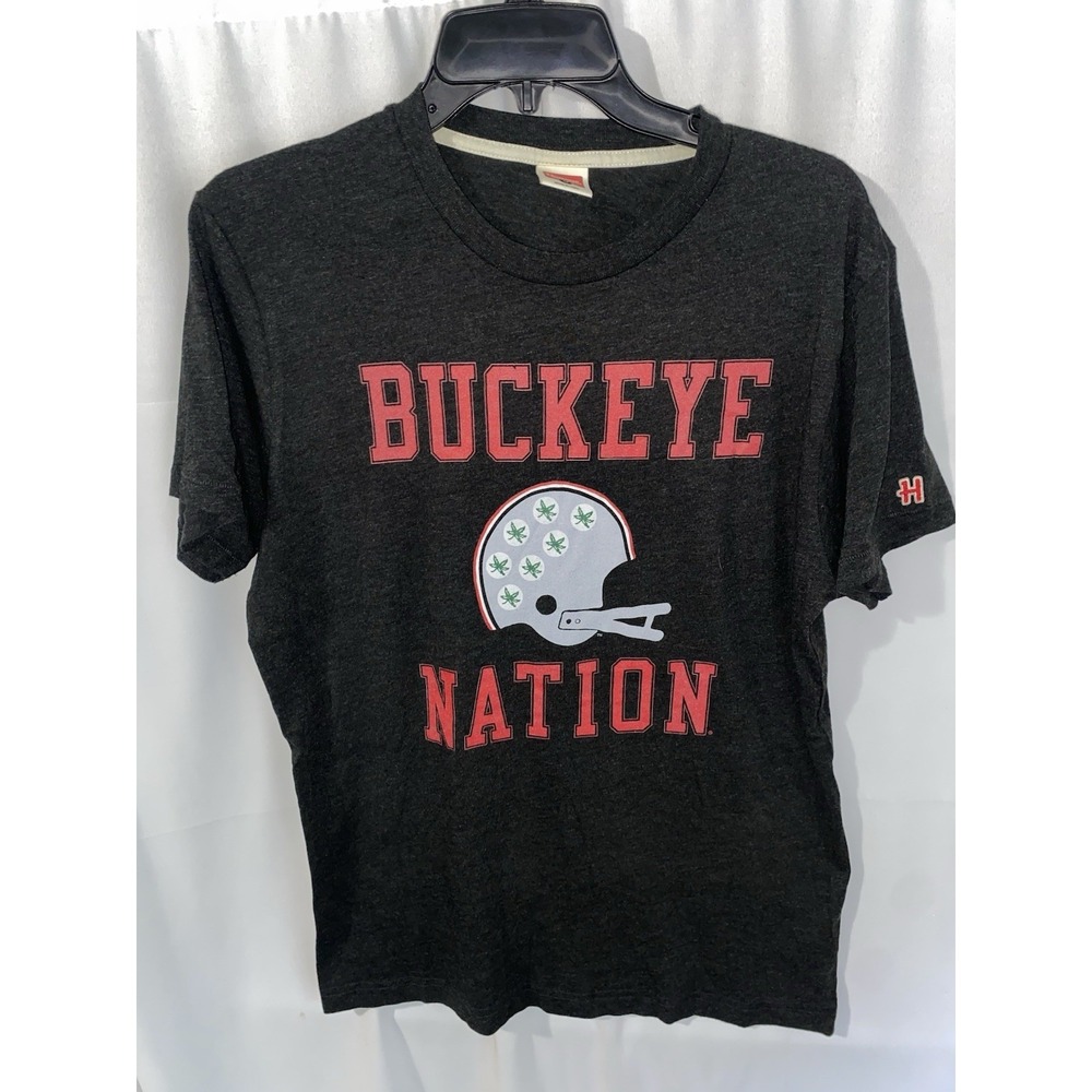 Homage Ohio State University Buckeyes Football Buckeye Nation T Shirt Medium